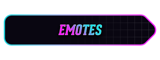 Emotes Panel from Cute Vibrance Panels Theme.
